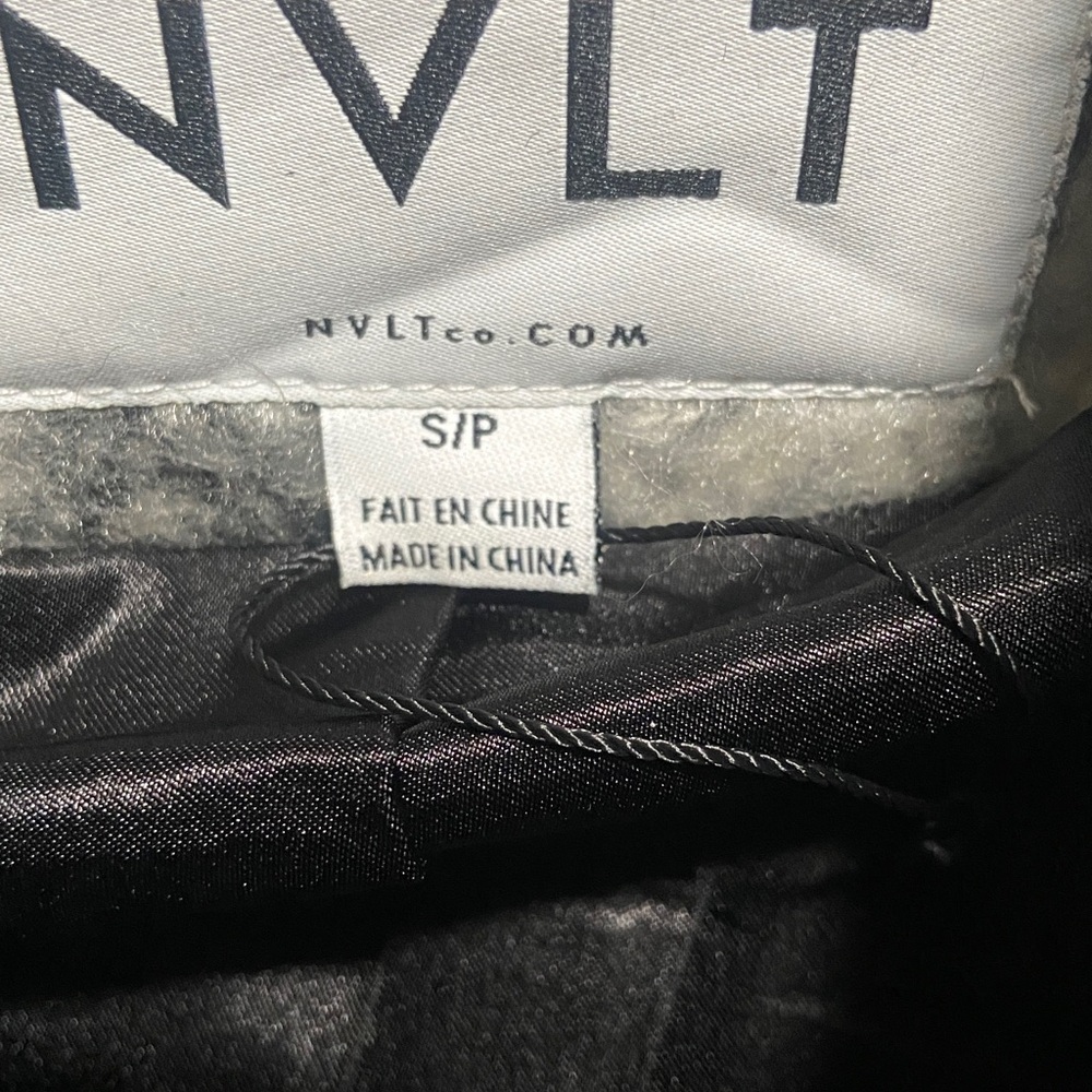 NVLT Black and White Plaid Coat - Picture 4 of 6